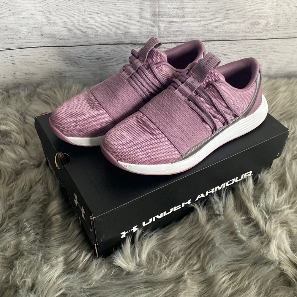 Under Armour Breathe Lace X NM Purple Violet Mauve Women’s Size 6.5